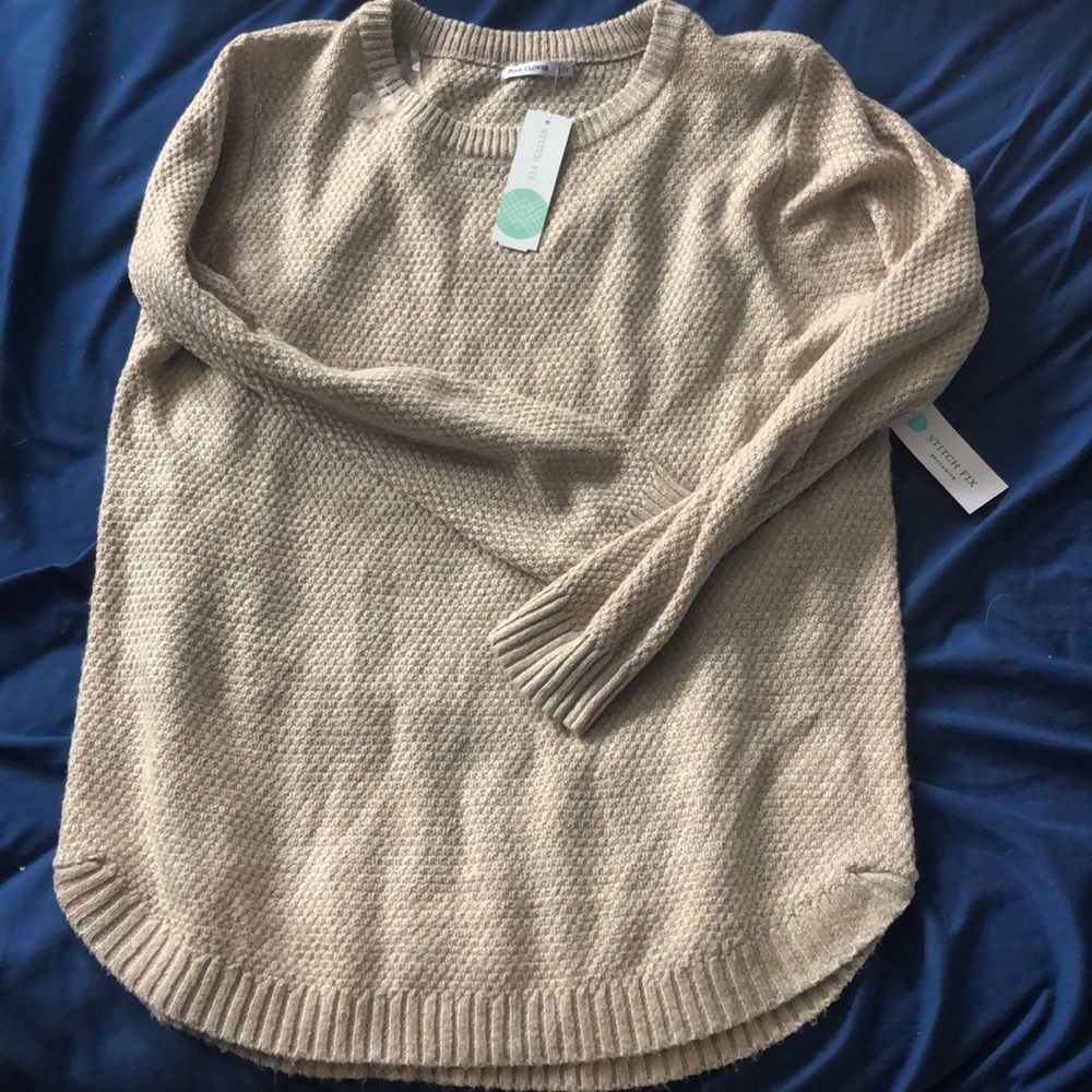 Pink Clover Sweater